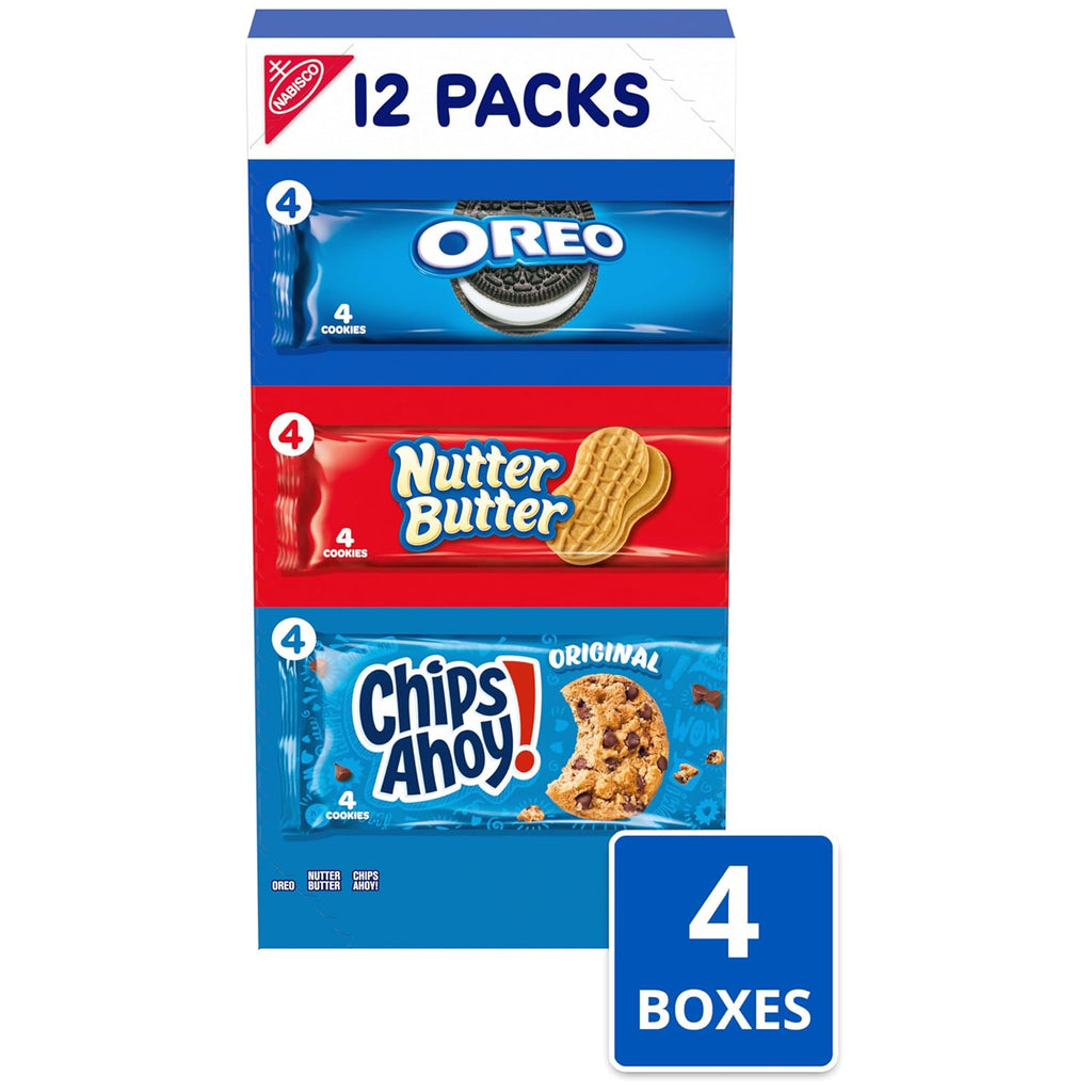 48 Snack Packs Cookies Variety Pack E327