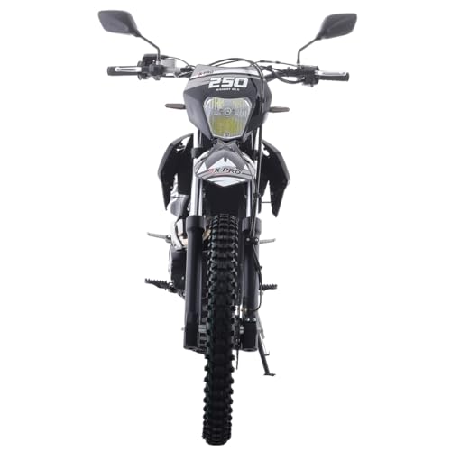 Blue 250 Dirt Bike 5-Speed Manual Transmission 21"/18" Wheels Electric/Kick Start L744059