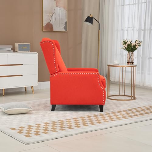 Red Adjustable Wingback Recliner Chair T978