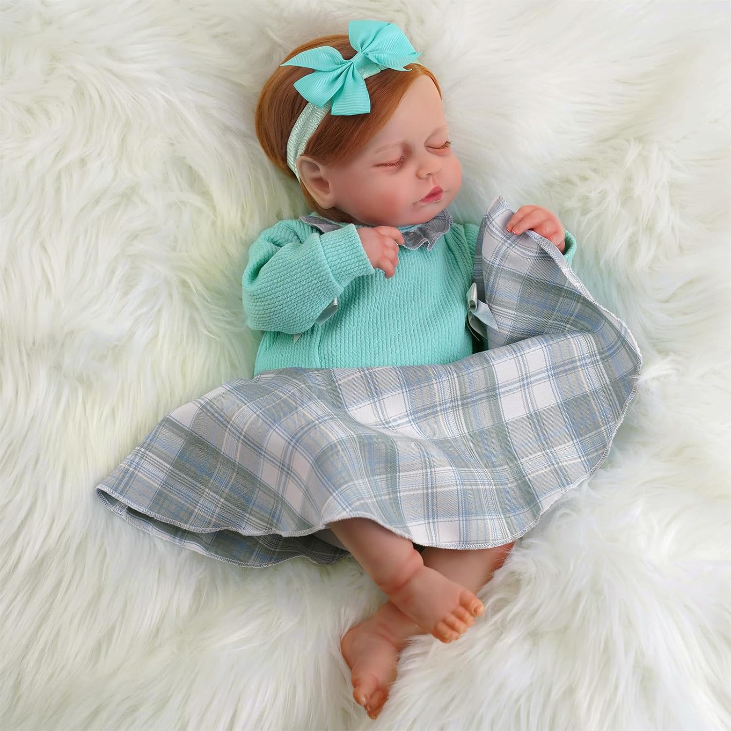 20 Inch Soft Body Realistic Blond Hair Baby Doll K154914