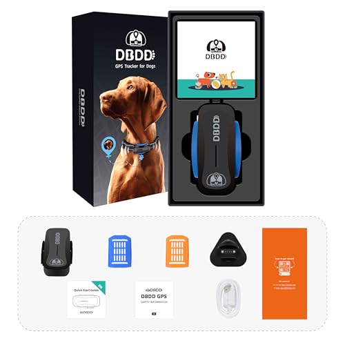 White Waterproof GPS Tracker for Dogs D2746
