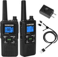6 Pcs Black FRS 2-Way Radios with 1250mAh Battery W310006