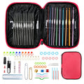 9 Ergonomic Crochet Hooks Set with Case O388190