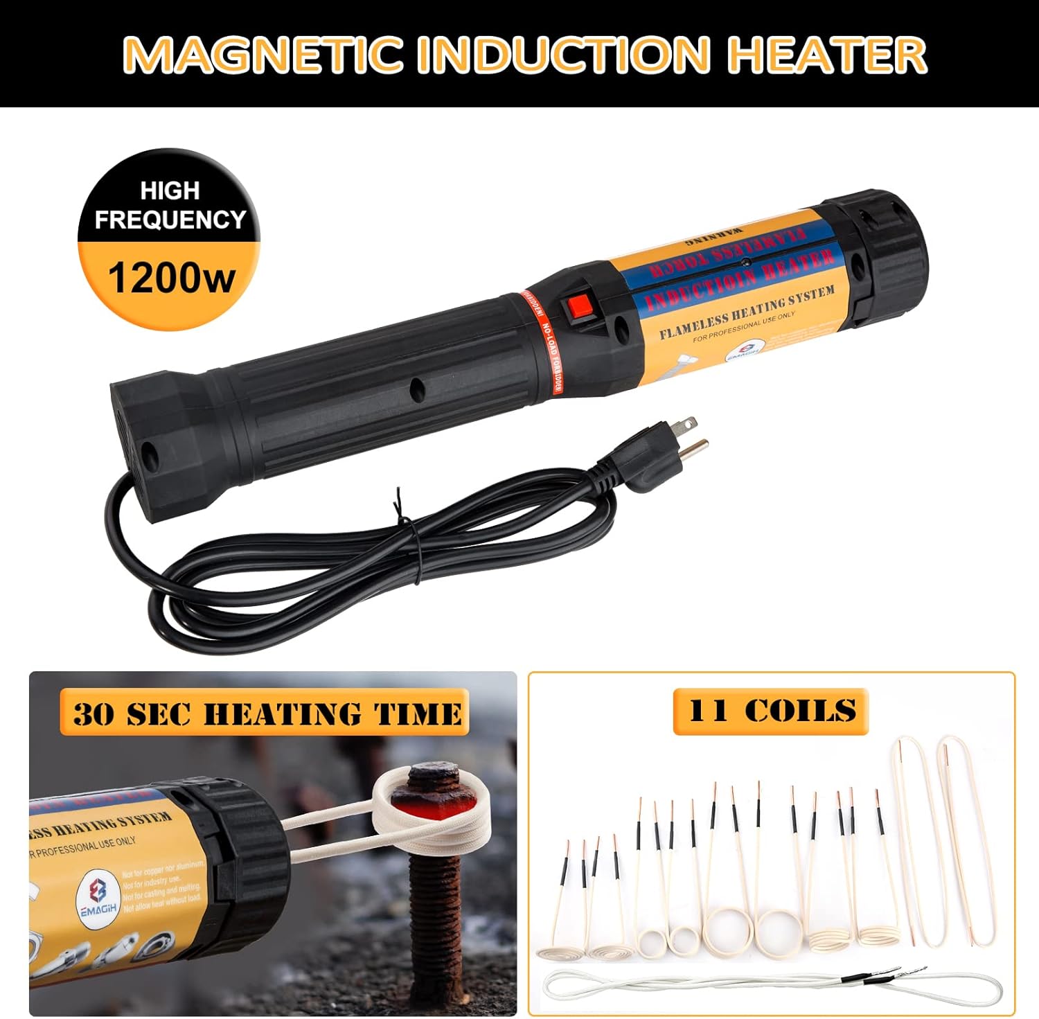 110V 1200W Portable Induction Heater C5949