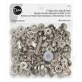 60 Sets Silver Heavy Duty Snaps M757