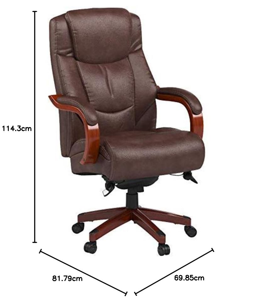 Black Bonded Leather High Back Ergonomic Office Chair J3336