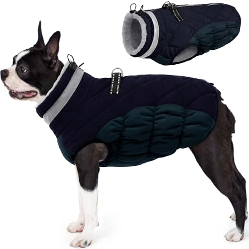 Red Dog Puffer Jacket with Harness M22065