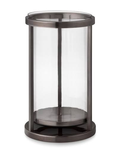 Oiled Bronze Metal Candle Holder Y52804