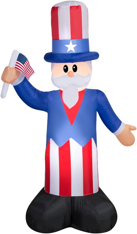 5 ft Tall Inflatable Uncle Sam A502380
