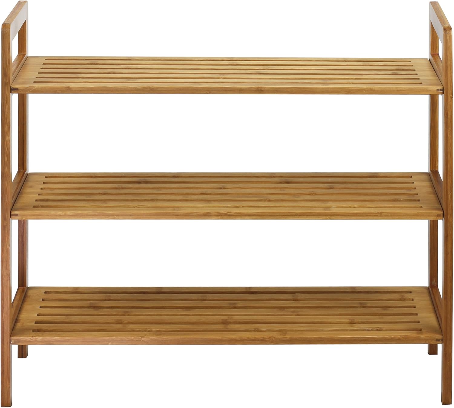 Natural Bamboo 3-Tier Shoe Rack F247
