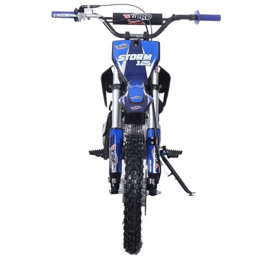 125cc Kids Dirt Bike with 4-Speed Semi-Automatic Transmission, 14"/12" Tires J95274