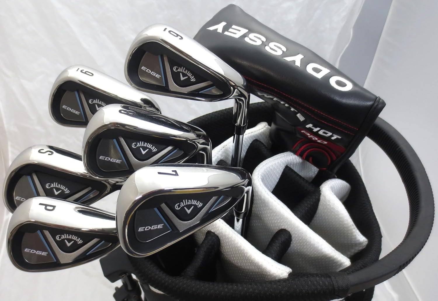 Mens Golf Clubs Set Driver 3 Wood Hybrid Irons Putter Bag Right Handed Regular Flex X20958