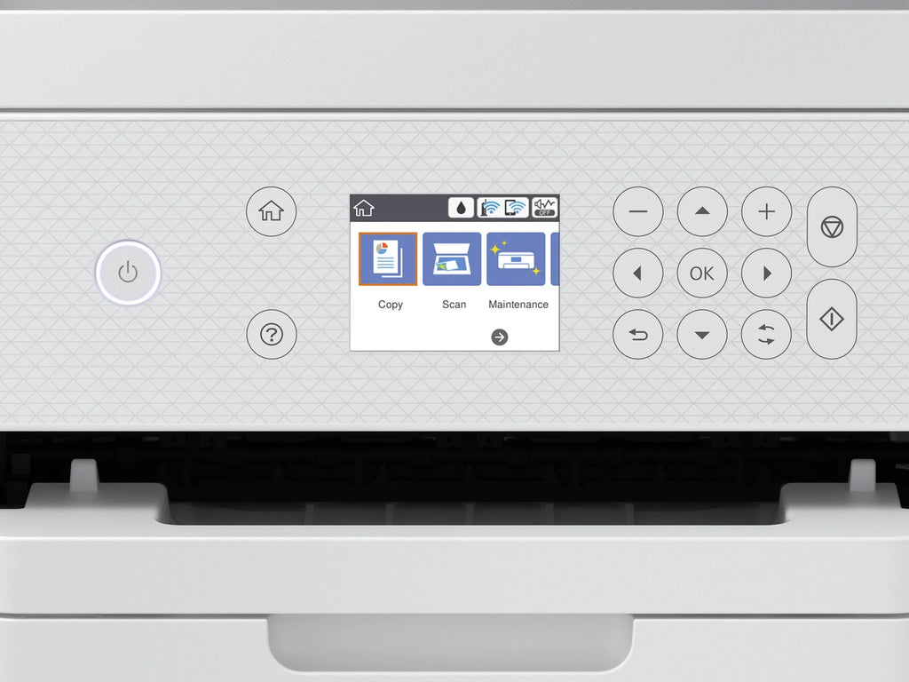 White All-in-One Inkjet Printer with Scanner, Copier I7755