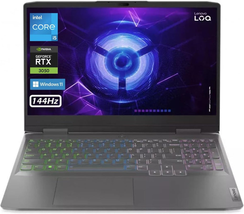 15.6" 144Hz IPS Gaming Laptop NVIDIA GeForce RTX 3050 Intel Core i5-13420H 32GB RAM 1TB Storage Storm Grey Q752