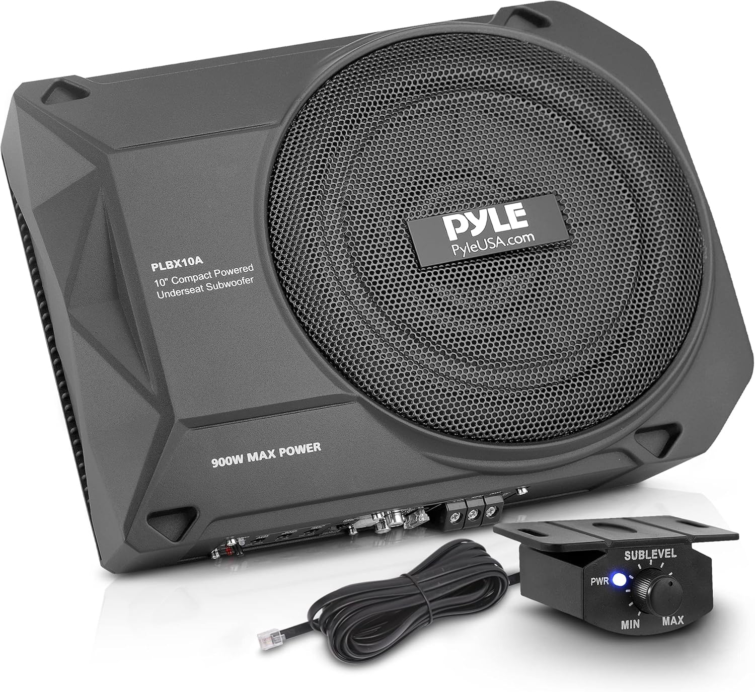 10-Inch Low-Profile Amplified Subwoofer System L708
