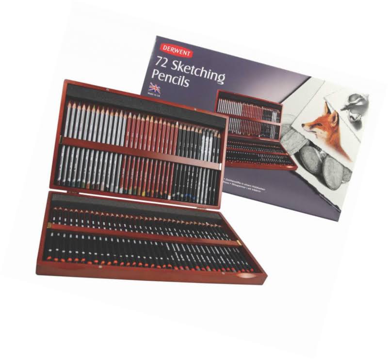 Wooden Box Set of 72 Sketching Pencil R10911