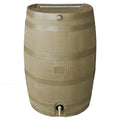 Oak Polyethylene 50 Gallon Rain Barrel with Brass Spigot W998