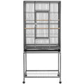 Metal Bird Cage with Rolling Detachable Stand A961