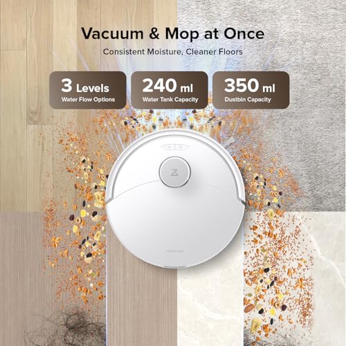 Robot Vacuum and Mop Cleaner with DuoRoller Brush U860594