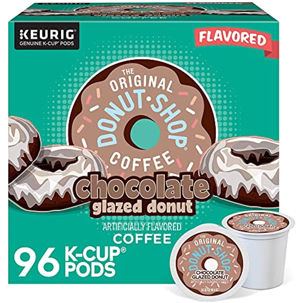 Chocolate Glazed Donut Medium Roast Coffee K-Cup Pods, 96 Count K98997