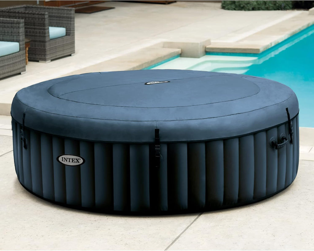Portable Inflatable Hot Tub, 85" x 28" with Set of 2 Seats N45106
