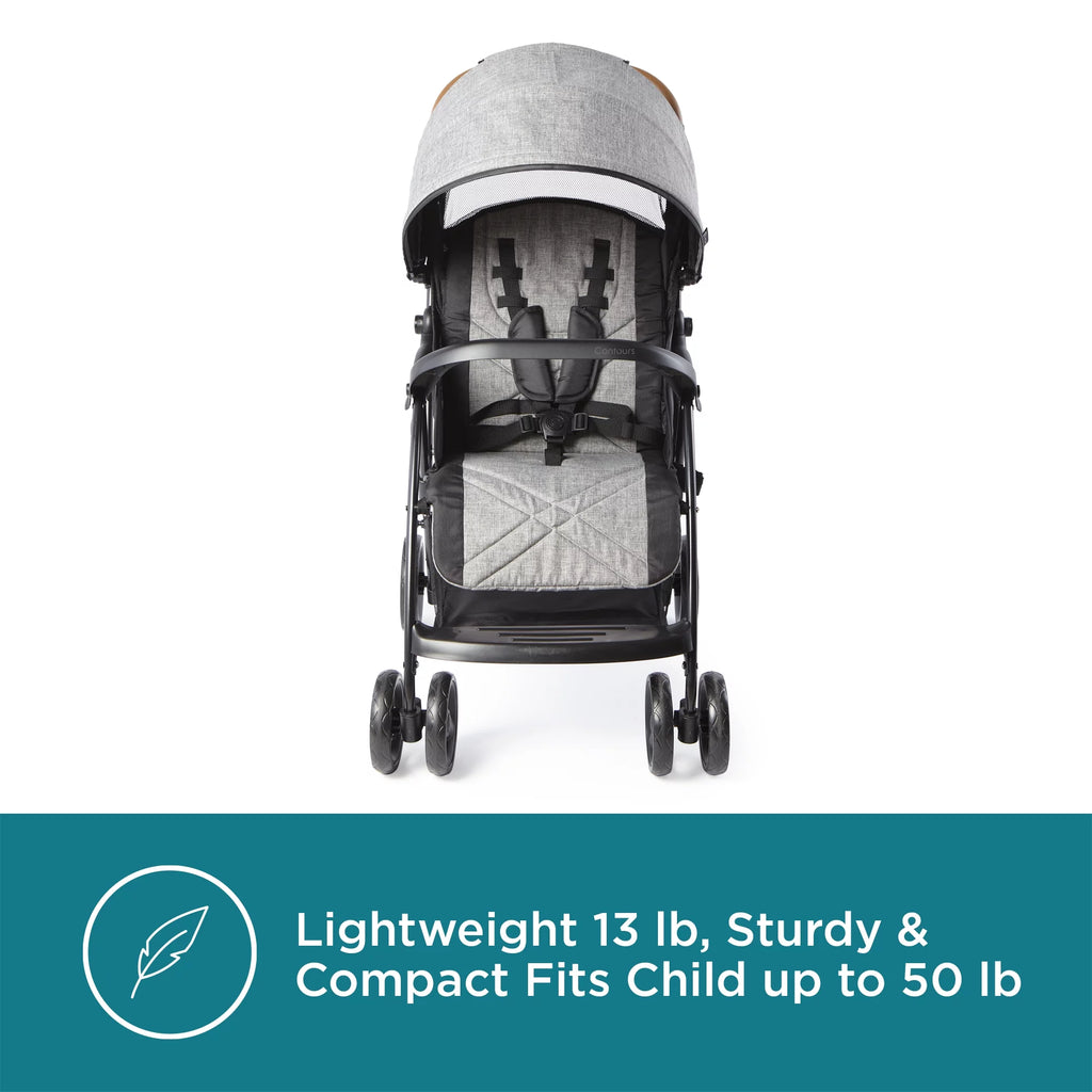 Lightweight Compact Travel Stroller Gray I587
