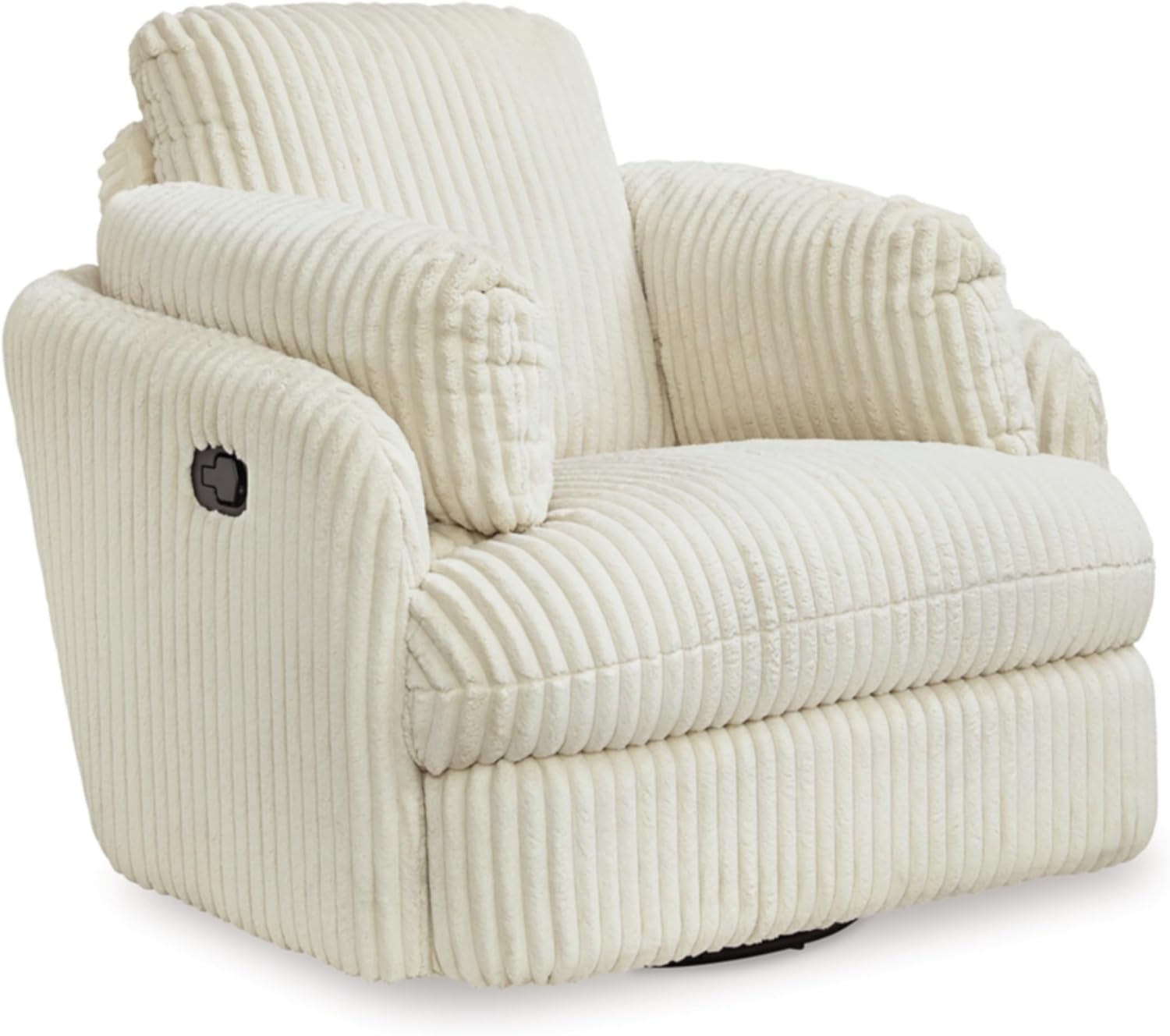 White Swivel Glider Recliner D915