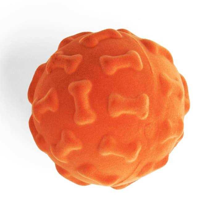 Flocked Foam Dog Toy M106252