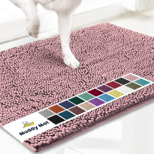 Beige 30"x19" Microfiber Chenille Door Mat U591