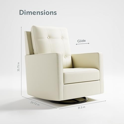 Upholstered Nursery Swivel Glider J810