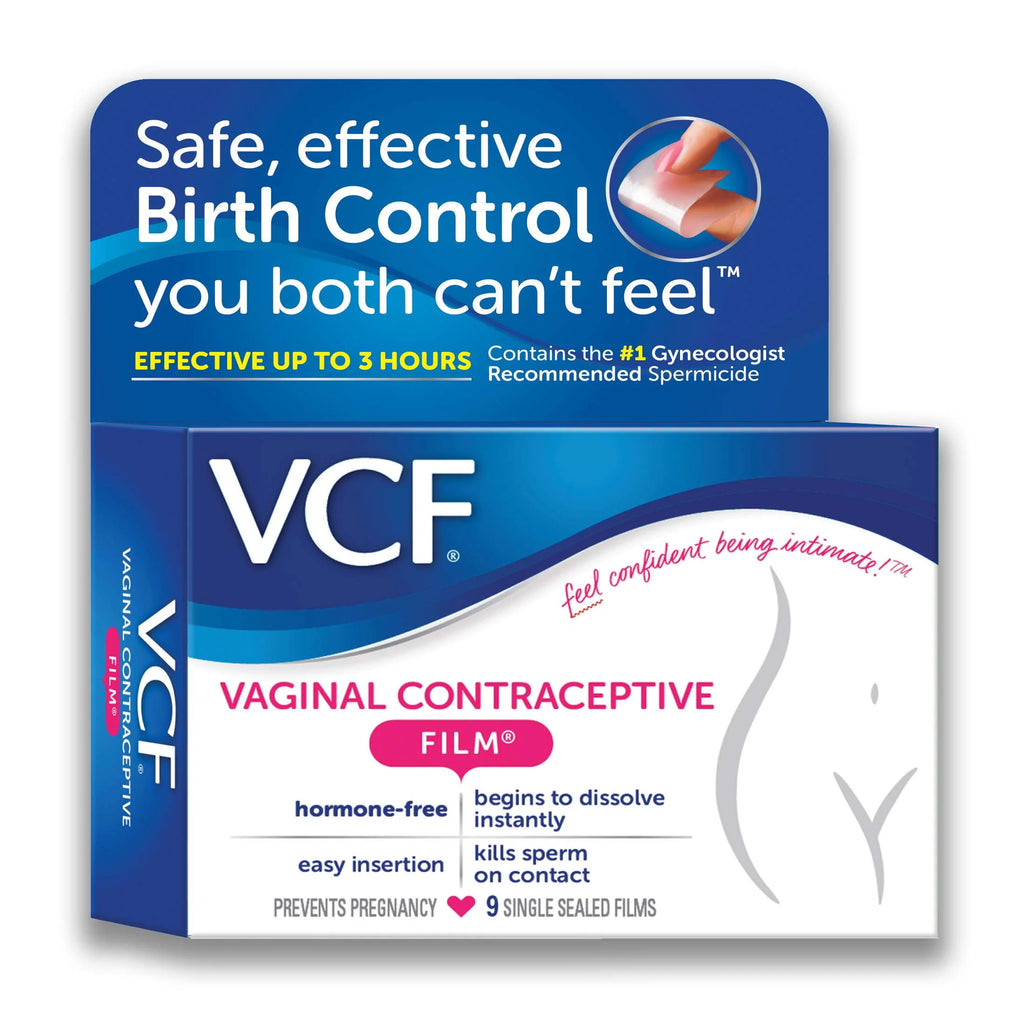 Vaginal Contraceptive Spermicide Film, 9 Ct A45693