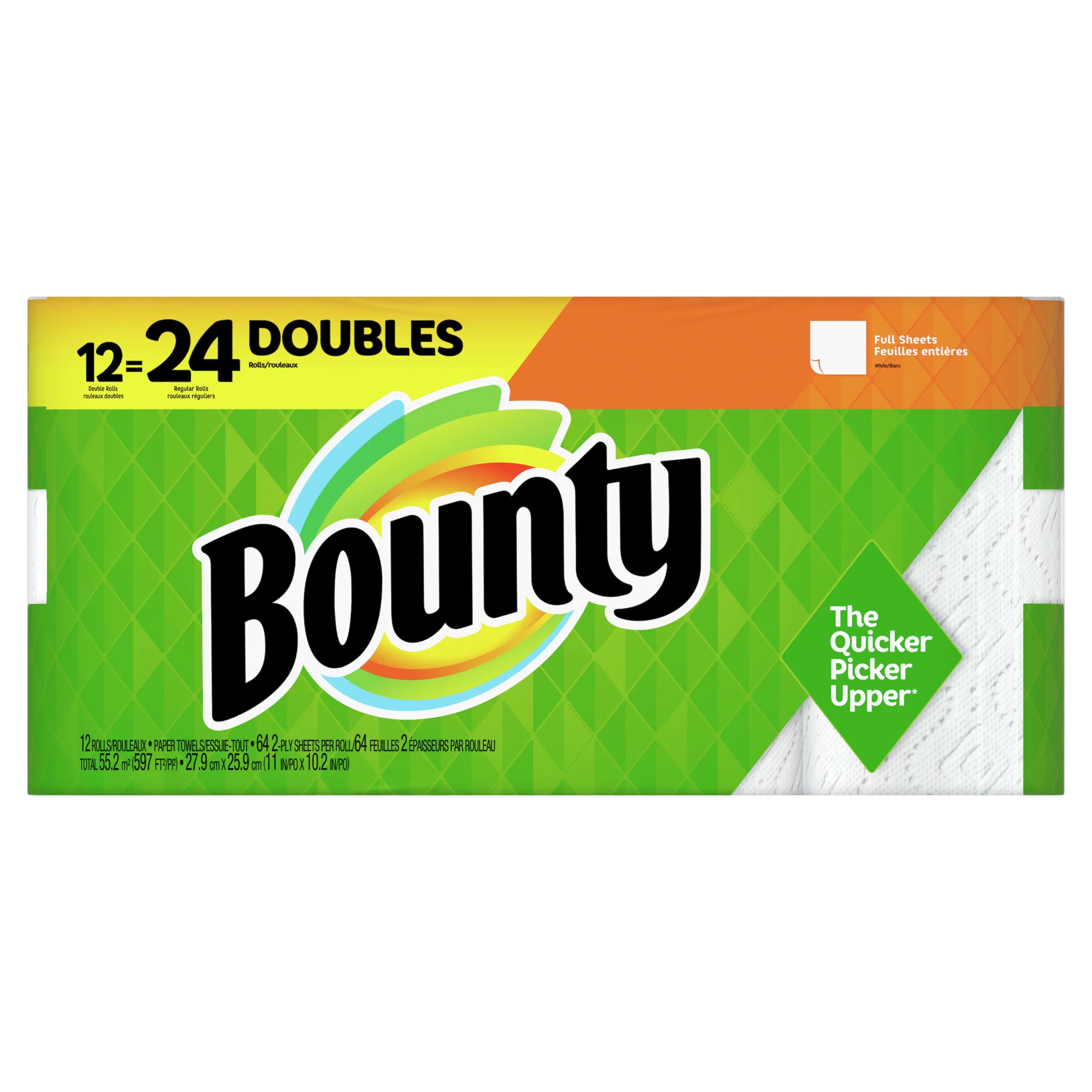 White 12 Double Rolls Paper Towels R3808