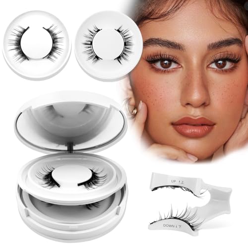 Magnetic Eyelashes with Applicator, Reusable Glue-Free Eyelashes Kit W7548