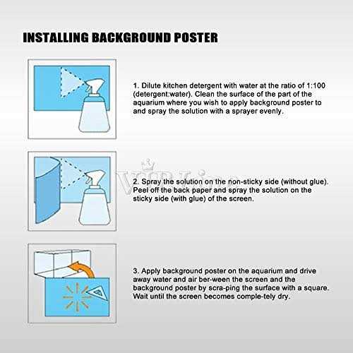 Rock Wall Aquarium Background Poster PVC Fish Tank Decor Landscape I907645