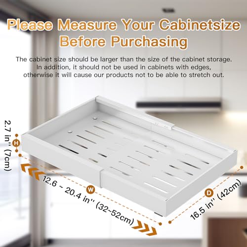 2 Pack Expandable Sliding Pull Out Cabinet Organizer Y4028