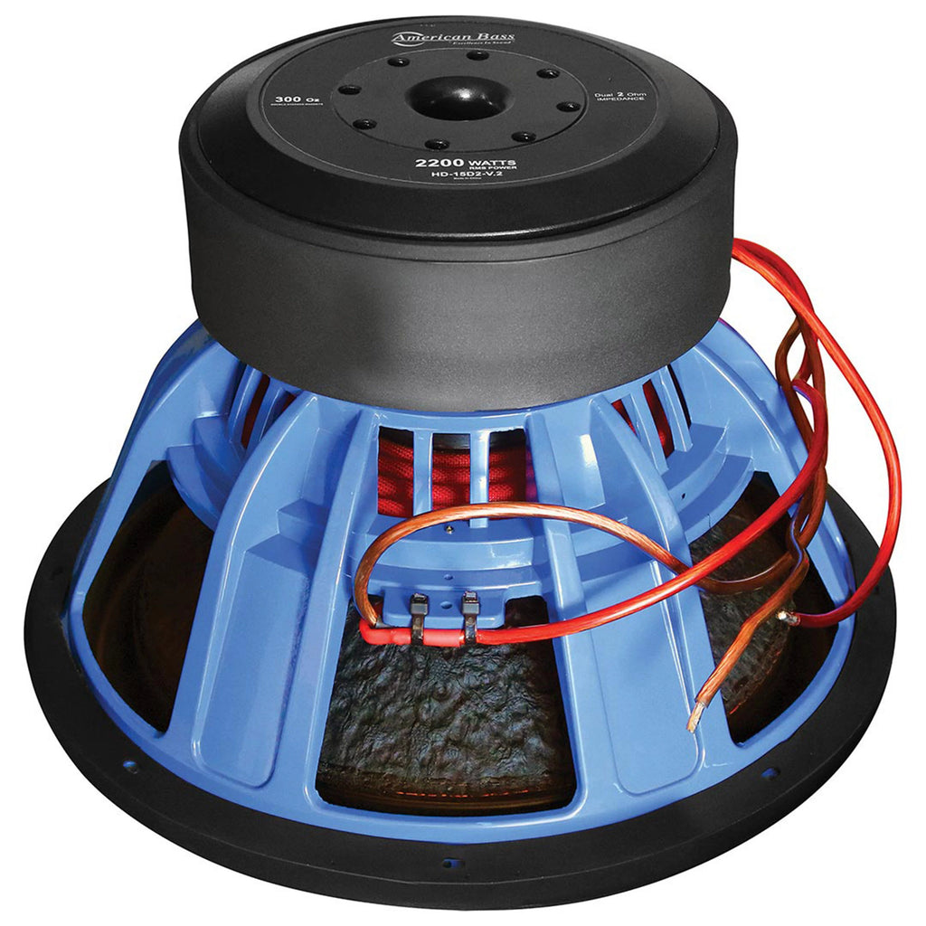 15" Dual 2 Ohm Subwoofer Q210794