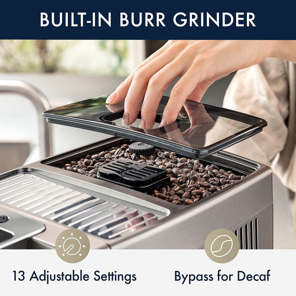 Titanium Fully Automatic Espresso Machine B693240