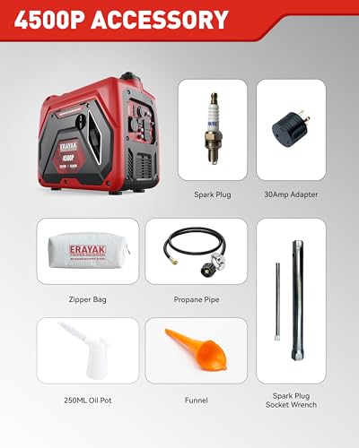4500W Dual-Fuel Portable Inverter Generator U7551