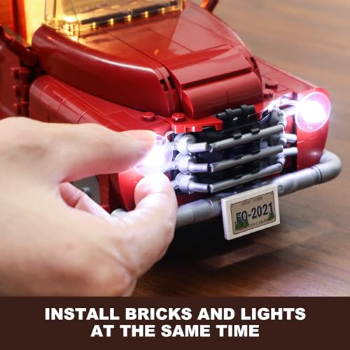 Camper-Van Building Set with LED Lighting Kit 1741 PCS Y3831