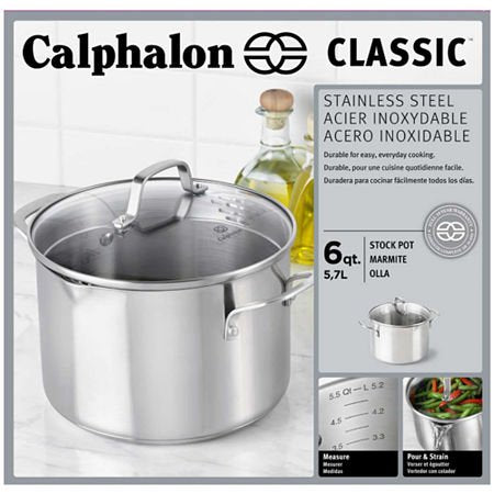 6-quart Stainless Steel Stock Pot K826599