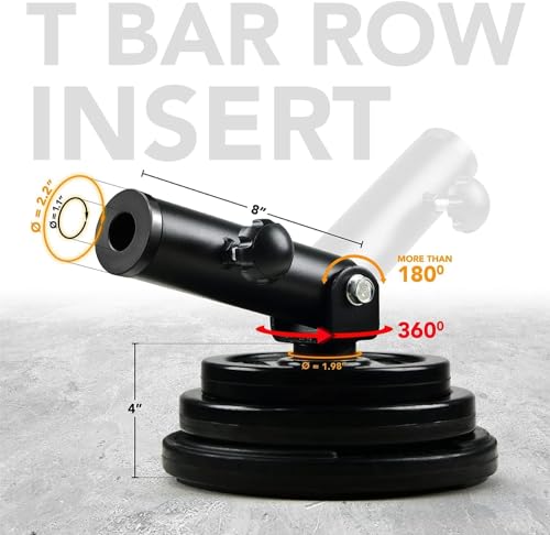 T Bar Row Landmine Attachment for Olympic Barbell Bars Q59486