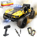 1:10 Large Remote Control Truck with Lights, 48 km/h 4x4 Off-Road Electric Vehicle with 2 Rechargeable Batteries K523