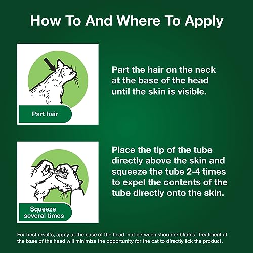 Large Cat Flea Prevention Treatment, 4 Topical Doses A2795