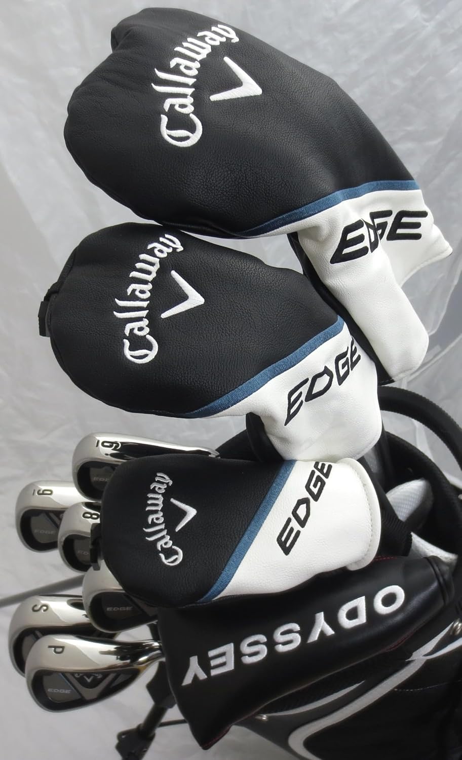 Mens Golf Clubs Set Driver 3 Wood Hybrid Irons Putter Bag Right Handed Regular Flex X20958