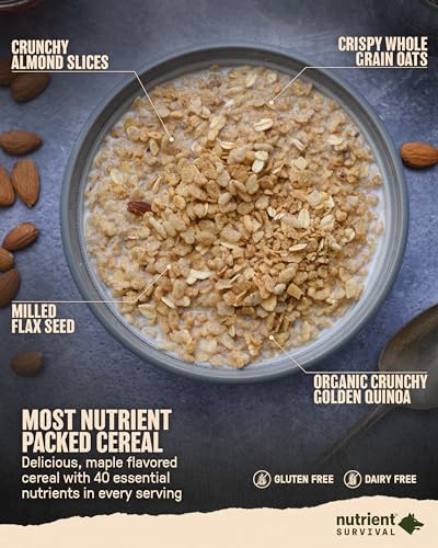 Maple Almond Grain Crunch Freeze Dried Cereal (12 Servings) Z875149