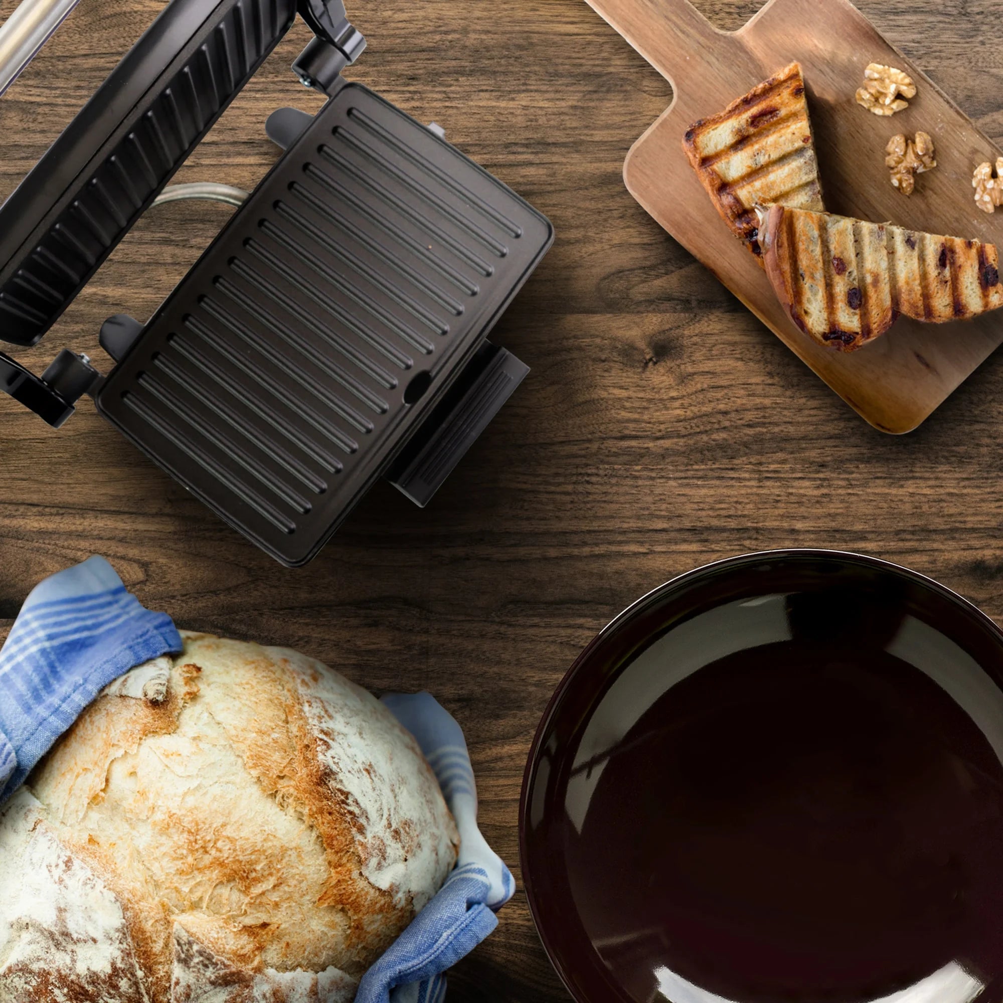 Panini Press Sandwich Maker B33955