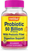 50 Billion Probiotics + Prebiotics Gummies with 12 Strains, 60 Gummies I643
