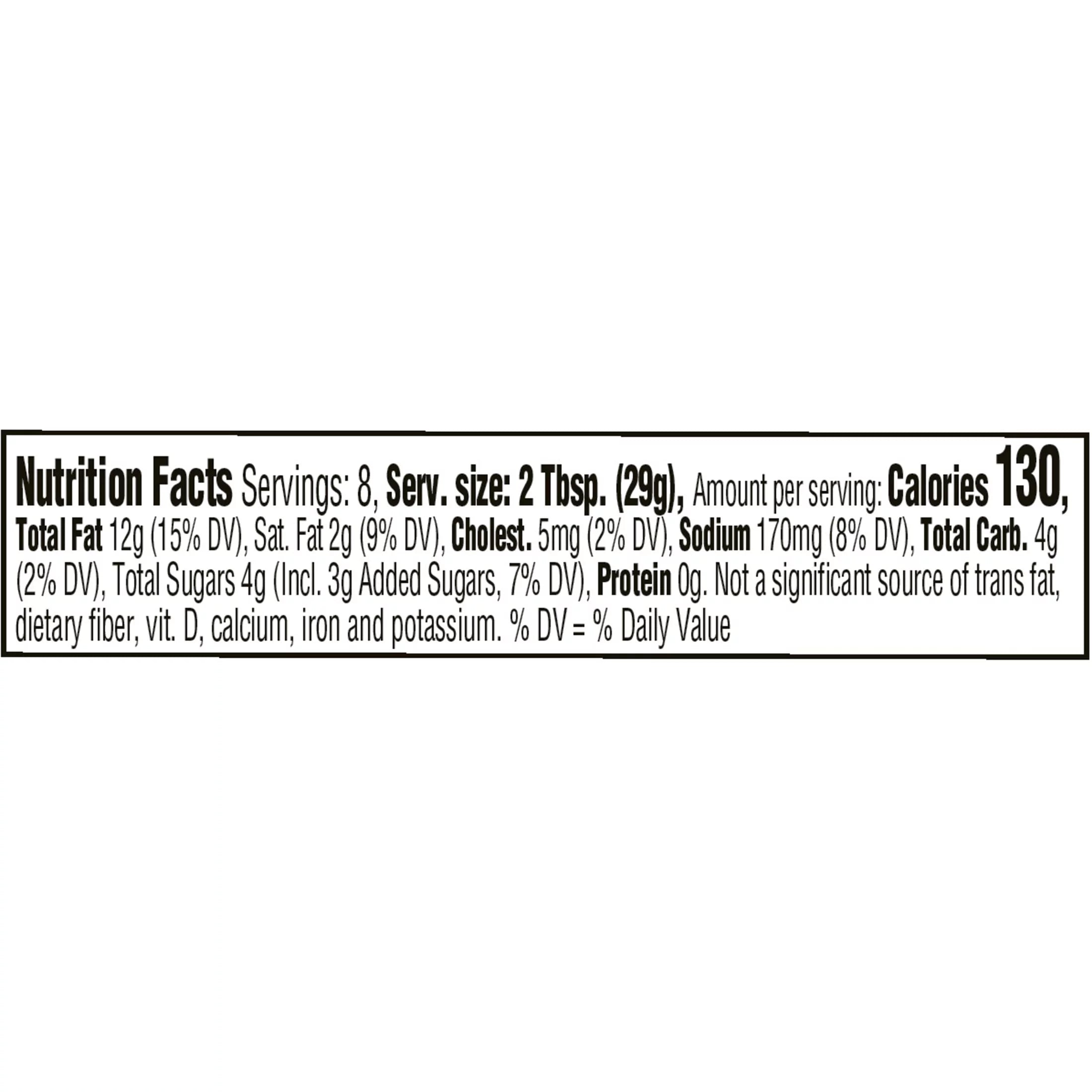 Tartar Sauce, 8 fl oz V9931