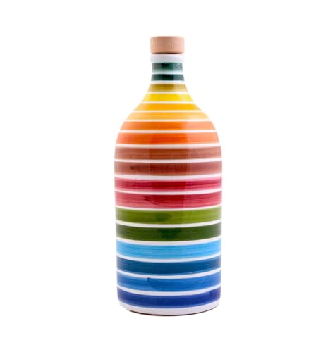 16.9 Fl.oz Extra Virgin Olive Oil in Handmade Ceramic Bottle X53120