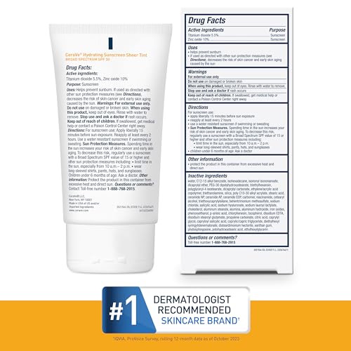 Tinted Mineral Sunscreen SPF 30, 1.7 Fluid Ounce V3179